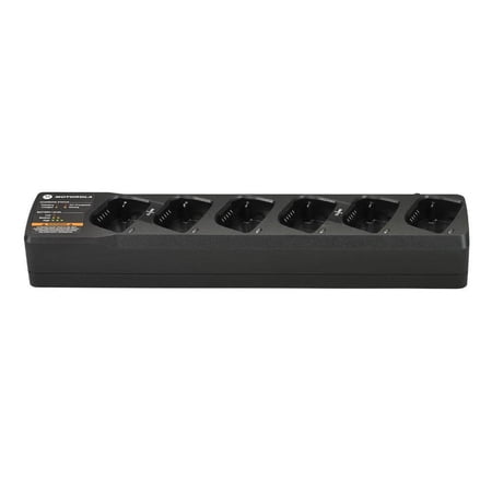 UPC: 0748091000348 | Motorola PMLN6384A RM Series Six-Unit Charging Station (Black)