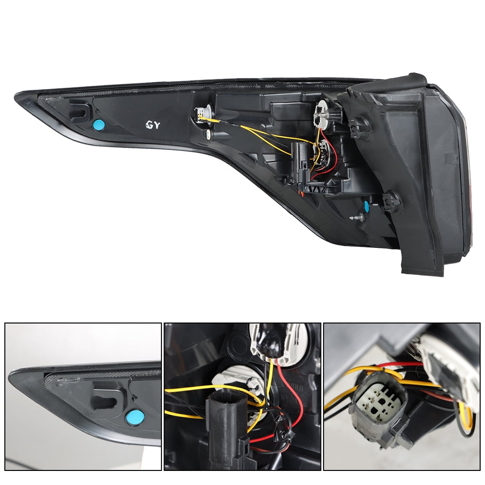 LABLT Passenger Side Tail Light for 2017-2019 Ford Escape Kuga Rear Tail Light Brake Lamp Assembly RH Right Side GJ5Z-13404-C