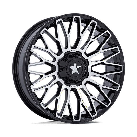MSA Offroad Wheels Cast Aluminum Wheel MA050 20x7 5x4.5 G-BLK MCH 0mm, MA050BD20701200