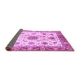 thumbnail image 2 of Ahgly Company Indoor Round Oriental Purple Modern Area Rugs, 3' Round, 2 of 4