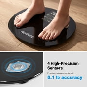 NEXPURE Smart Body Fat Scale, 24-in-1 Digital BMI Bathroom Scale, with Body Fat & Muscle Mass, Bluetooth, 400lb