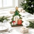 thumbnail image 6 of Eolstice Christmas Wooden Tabletop Ornaments, Festive Wood Centerpiece, Seasonal Xmas Desktop Decor, Home Holiday Party Decoration, Cute Table Accent, 6 of 7