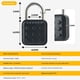thumbnail image 1 of Fingerprint Password Padlock | Waterproof IP67 Antitheft Door Cabinet Lock | Dual Authentication | Heavy Duty Large Size | Smart Touch Technology | Supports Multiple Users | Includes Charging Cable, 1 of 9