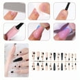 thumbnail image 3 of RAGUPEL 24Pcs Glue on Nails for Women,Hand-Painted Flowers Press on Nails Coffin,Glossy Nails Press On,Full Cover Nail Tips for Daily Life,Photo Shoots,Dating and Gatherings,Style3, 3 of 7