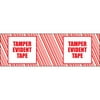 T902ST016PK Red/White 2 Inch x 110 yds Tamper Evident Print 2.5 Mil Tape Logic Security Tape Made In USA CASE OF 6