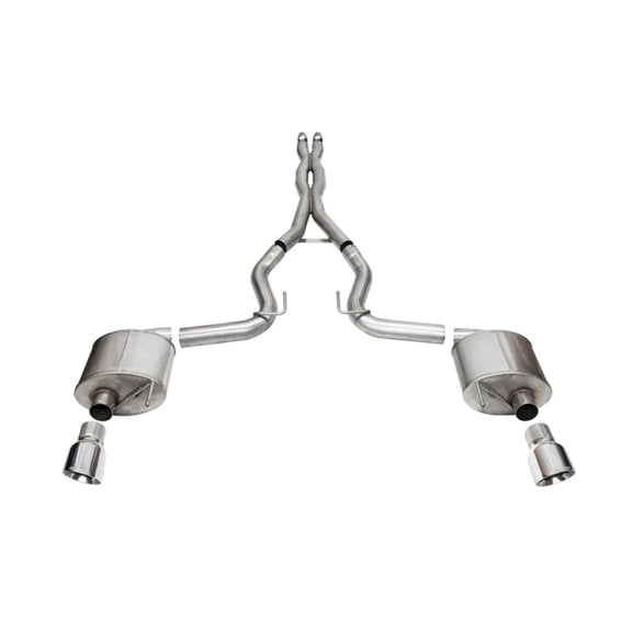 Corsa 2024 Ford MustangGT Sport Cat-Back Exhaust System 3.0in Dual Rear Exit w/4.5in Pro Series Tips