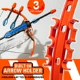 thumbnail image 5 of NERF Kids Rip Rocket Toy Bow + Arrow Archery Set - Bow + 3 Arrows Included, 5 of 19