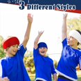 thumbnail image 4 of 6 Uds. Diademas para Niños, Bandas para el Sudor Atléticas, Diademas para Fútbol, Bandas para el Sudor, Banda Elástica Absorbente de Sudor, 4 of 6