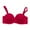 Red, variant on Honeeladyy Bras for Women Gathering A Seamless Bra With Detachable Shoulder Straps For Daily Use Wedding Gifts #Qd-M