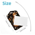thumbnail image 4 of PhooArto 2 PCS Luggage Tag for Suitcase Bag Tags for Backpacks Baggage Handbag School Instrument Tag Label, Fox and Flowers Pattern, 4 of 6