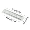 thumbnail image 3 of Aluminum Vent Cover Grille Ventilation Mesh For Room Kitchen Cabinet White Durable Breathable Design Purpose Airflow Solution Air Compressor Attachments Air Nozzle for Air Compressor Air Blower for, 3 of 4