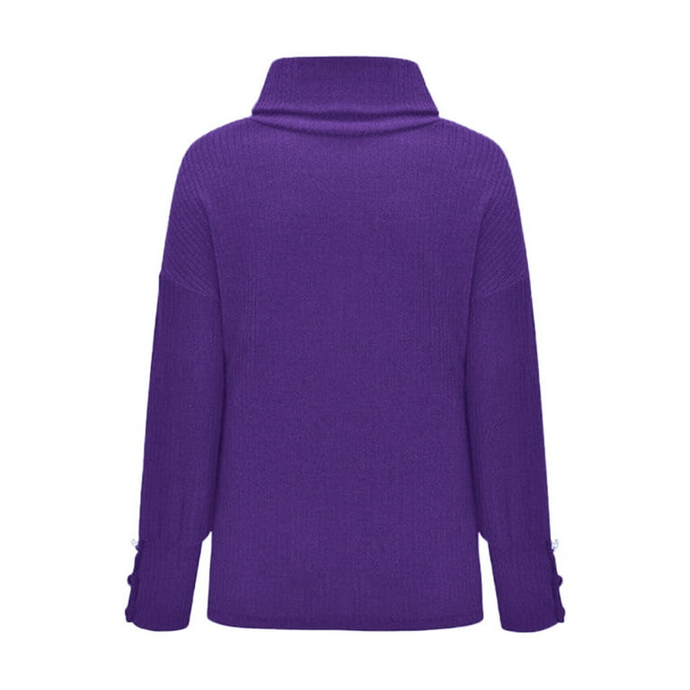 KaLI_store Sweater for Women Womens Sweaters Long Sleeve Striped