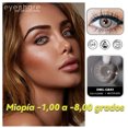 thumbnail image 2 of Miopía (-1.00 ~-8.00) Lente De Contacto De Color De Grado 2 Piezas Lentes De Prescripción Natural Cosmética Ojos Diopters Anuales Gao Jiahui unisex, 2 of 2