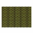 thumbnail image 1 of Yellow Damask Cutting Board, Renaissance Pattern Inspired Wave Shaped Leaves, Decorative Tempered Glass Cutting and Serving Board, in 3 Sizes, by Ambesonne, 1 of 2