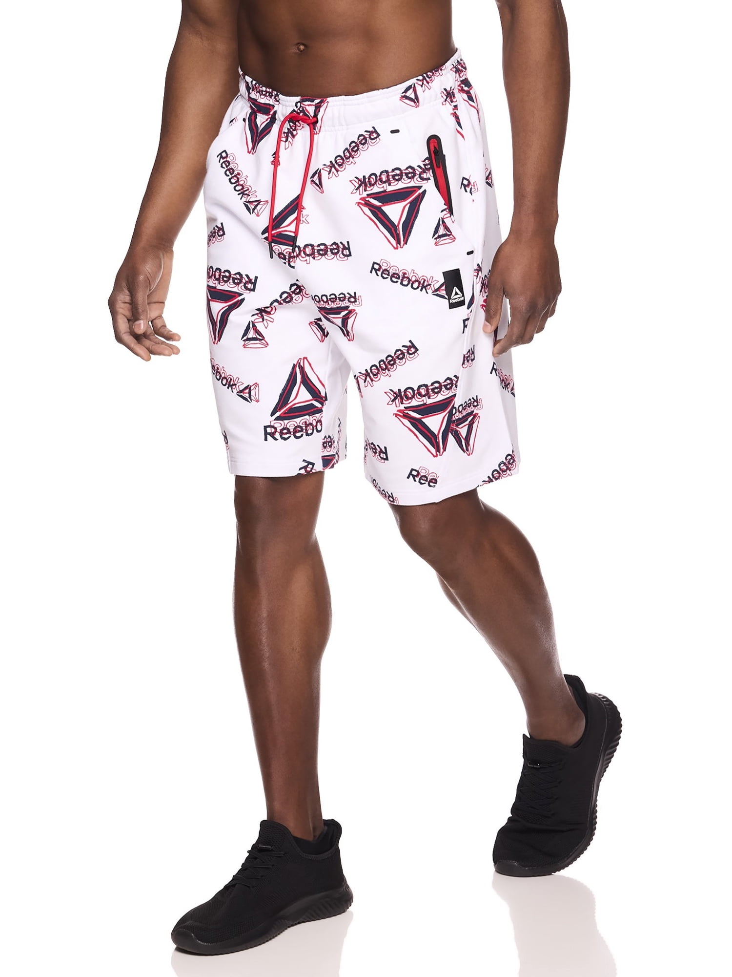 Reebok Men's and Big Men's Advance Knit 10" Inseam Shorts, up to Size 3XL