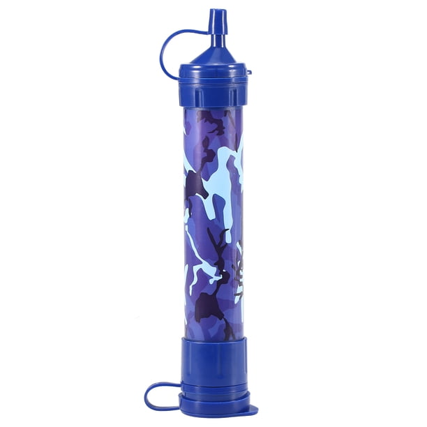 Filtro de agua personal al aire libre Sistema de filtración de camping de paja Purificador de agua Abanopi Camuflaje