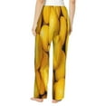 thumbnail image 3 of Junzan Ripe Yellow Lemon Women'S Pajama Pants Drawstring Comfy Sleep Bottoms With Pockets, 3 of 9