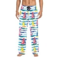 thumbnail image 7 of FORMRS Mens Pajama Pants with Pockets Sleepwear Lounge Bottoms Sizes S-2XL, Yellow Hand Drawn Sailboats, 7 of 7
