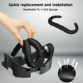 thumbnail image 5 of Facial Interface with Breathable Face and Ice Breathable Face Pad Compatible Meta Quest 3 Accessories, Adjustable VR Face Cover with Light-Blocking Nose Pad, Air-Circulation Design, 5 of 8