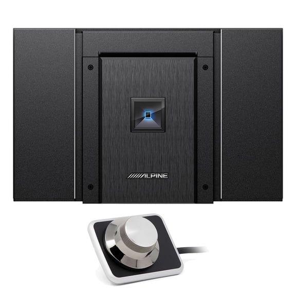 Alpine Status HDA-V90 Hi-Res 5-Channel Amplifier & RUX-H01 Remote Bass Knob Bundle