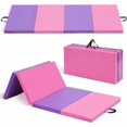thumbnail image 2 of Kids' Foldable Tumbling Mats, Gymnastics Mats for Home Workouts, 2x6ft Sizes with Carry Handles, 2 of 5