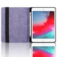 thumbnail image 2 of Elastic Band PU Leather Case for iPad mini 1/2/3/4/5 with Pencil Holder, Smart Folio Cover Adjustable Stand - Auto Wake/Sleep and Multiple View Angles, Purple, 2 of 8