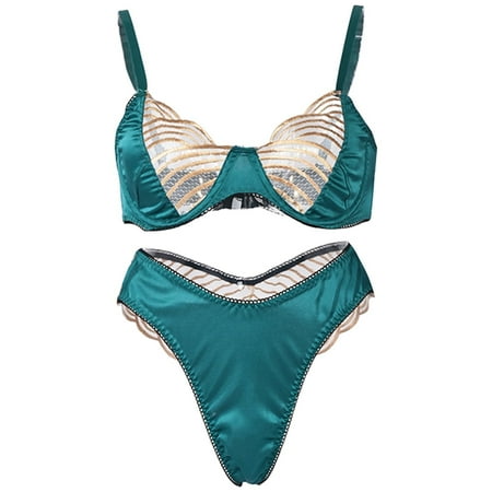 

Women Exotic Lingerie Bra Patchwork Steel Ring Lace Couples Spring Summer Casual Club Party Vacation Sleepwear Nightwear Gifts To Lovers