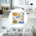 thumbnail image 6 of Set of 2, Fish bubbles Square, Double-Sided Print Home Furnishing, 6 of 8