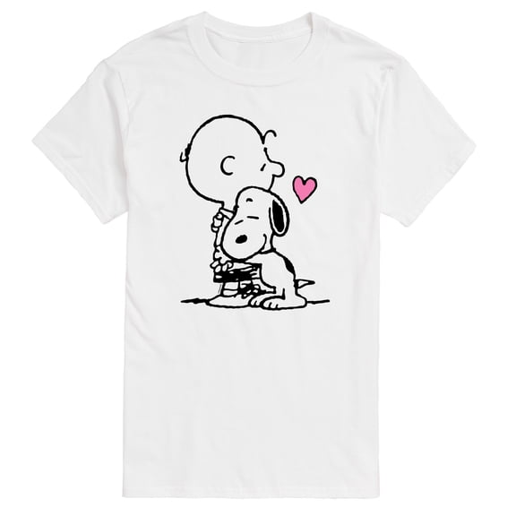 Peanuts - Snoopy Charlie Hug - Men's Short Sleeve Graphic T-Shirt