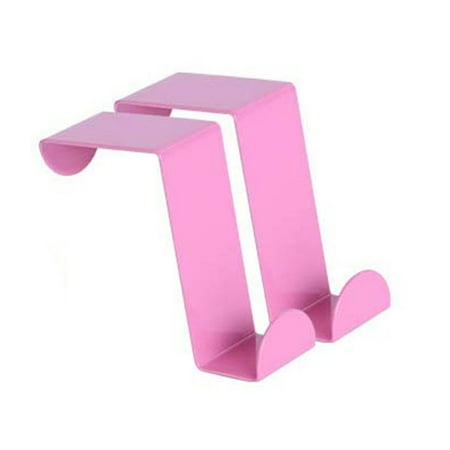 

Z Type Door Hook Hanger Bathroom Kitchen Closet No Nail Hook Stainless Steel 2pcs