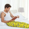 thumbnail image 5 of KLL Mens Pajama Pants for Men,Mens Lounge Pants,Funny Gifts for Men,Men's Pajama Bottoms-White Popcorn, 5 of 5