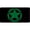 Black, variant on 6 x 12 in. Green Army Star Logo on Black Photo License Plate