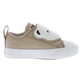 thumbnail image 2 of Converse Chuck Taylor All Star One Strap Oxford Infant/Toddler Shoes Size 10, Color: Warm Quarry/Egret/Black, 2 of 4