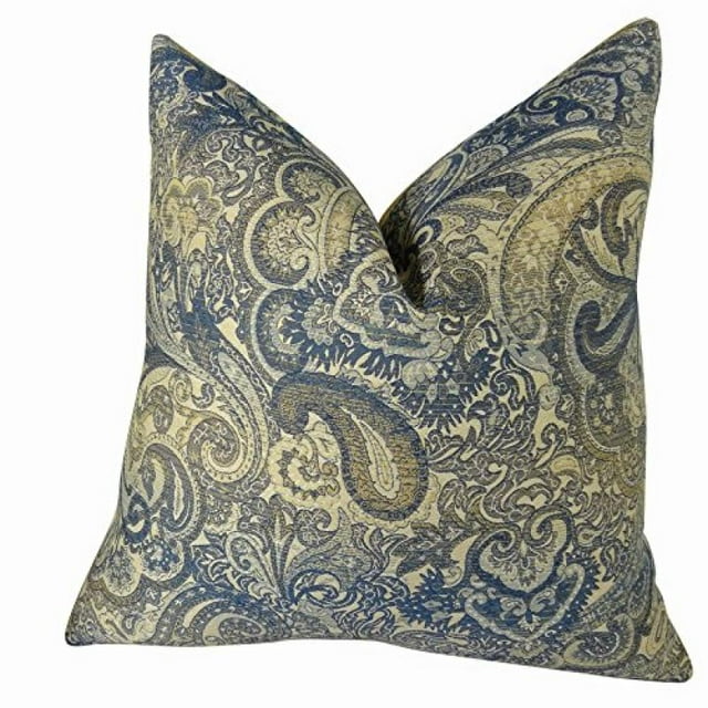 Plutus Paciotti Handmade Throw Pillow, (Double sided 20" x 20")