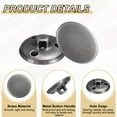 thumbnail image 4 of Uxcell 15 piezas de botones redondos de metal de 20 mm, botones de costura de latón, manualidades, 4 of 6