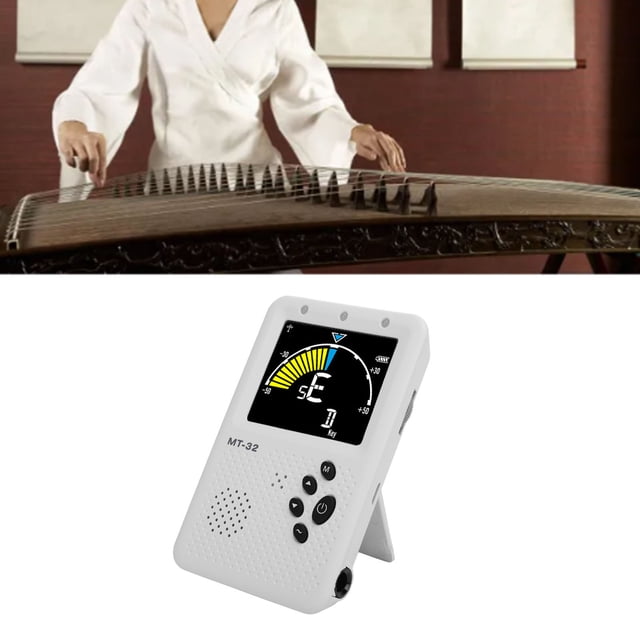 Universal Instrument Tuner, LCD Color Screen 3 in 1 Tone Generator Digital Metronome Tuner for Guitar Bass Violin Ukulele