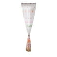 thumbnail image 1 of VogueV Butterfly Print Curtain Panel 250x100cm - Rod Pocket Sheer Window Drapes Pink, 1 of 6