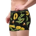 thumbnail image 4 of Kll Bees And Sunflowers Men'S Cotton Boxer Briefs Underwear-X-Large, 4 of 9