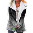 thumbnail image 4 of FRSASU Women'S Plus Size Coat Clearance,Long Hoodies Coats Tunic Winter Cotton Jackets Knitted Sweatshirt Zip Up Hoodies Oversized, 4 of 7
