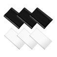 thumbnail image 2 of TidBay 3Pcs Rectangle Tablecloth And Satin Table Runner 108 Inch Folding Plastic Tablecloths Stain Resistant Table Cover for Parties Weddings Restaurants, 2 of 8