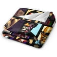 thumbnail image 5 of Samuel L Jackson Blanket Flannel Soft Throw Blankets for Bedroom Livingroom Sofa Home 40""X30"", Black, 5 of 6