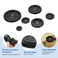 thumbnail image 4 of Uxcell 8Pcs Double Sided Rubber Grommets 1-1/14"(32mm) ID 1-3/8"(35mm) Drill Hole, Black, 4 of 6