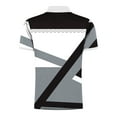 thumbnail image 5 of Mefallenssiah T-Shirt Décontracté Imprimé à Manches Courtes Col Rabattu avec Fermeture Éclair pour Hommes, 5 of 5