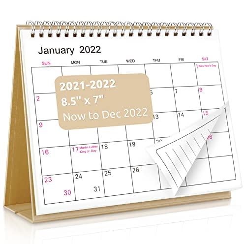 Stand Up Calendar 2022 School from Now to Dec 2022 SKYDUE Desk Calendar 2022 7 x 8.5 Standing Small Desk Calendar with To-Do list Suit for Office 