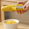 thumbnail image 5 of Easeky Stainless Steel Corn Prep Peeler, Quick Cob Kernel Stripper Tool, Sharp Blade Fresh & Boiled Corn Remover, Dishwasher-Safe Kitchen Gadget for Soup, Salad, teen Food, Corn Scraper X1, 5 of 9