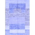thumbnail image 1 of Ahgly Company Machine Washable Indoor Rectangle Abstract Blue Modern Area Rugs, 6' x 9', 1 of 4