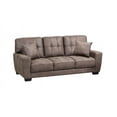 thumbnail image 4 of Topline Home Furnishings Luxurious Brown 3pc Sofa Combination, 4 of 5
