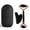 black, variant on 3pcs Facial Ice Cube Mold + Jade Roller & GuaSha Set, Reusable Silicone Cold Therapy Skin Care Tools, Roller Msagger for Neck Eye for Face and Body Massager