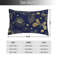 thumbnail image 2 of Goofa Vintage Golden Butterfly Print Plush Throw Pillow Case, Soft Velvet with Hidden Zipper, Decorative Cushion Cover for Sofa, Bed, Car, and Home Décor-16"x24", 2 of 6