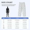 thumbnail image 4 of Picia Strawberry Mens Soft Woven Cotton Elastic Waistband Sleep Pajama Pant Lounge Sleep Pant With Pockets And Drawstring-Medium, 4 of 9
